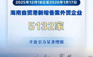 封关“满月”！海南自贸港新增备案外贸企业超5000家