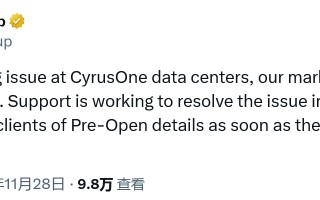 芝加哥商品交易所集团因数据中心出现冷却问题暂停交易
