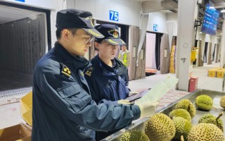 中国年货市场助推东盟水果持续走俏