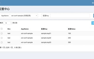 XXL-CONF v2.2.0 | 分布式配置中心与注册中心
