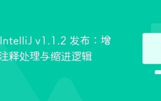 Snow-IntelliJ v1.1.2 发布：增强节头注释处理与缩进逻辑