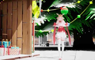 《女巨人游乐场》更新圣诞造型 白袜红高根践踏城市