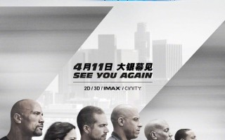 4月10日票房不足2000万 《速度与激情7》今日重映