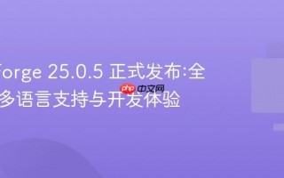 CodeForge 25.0.5 正式发布:全面提升多语言支持与开发体验