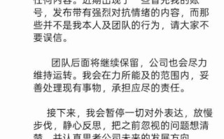 陈震宣布暂停一切对外表达：海外账号已停更，有假冒者发布对抗性情绪言论