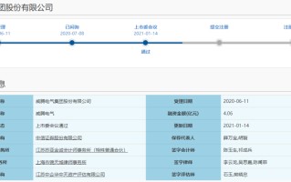 威腾电气IPO观察：自夸“头部企业”被打回原形 拿投资者4个亿只为“试试水”？